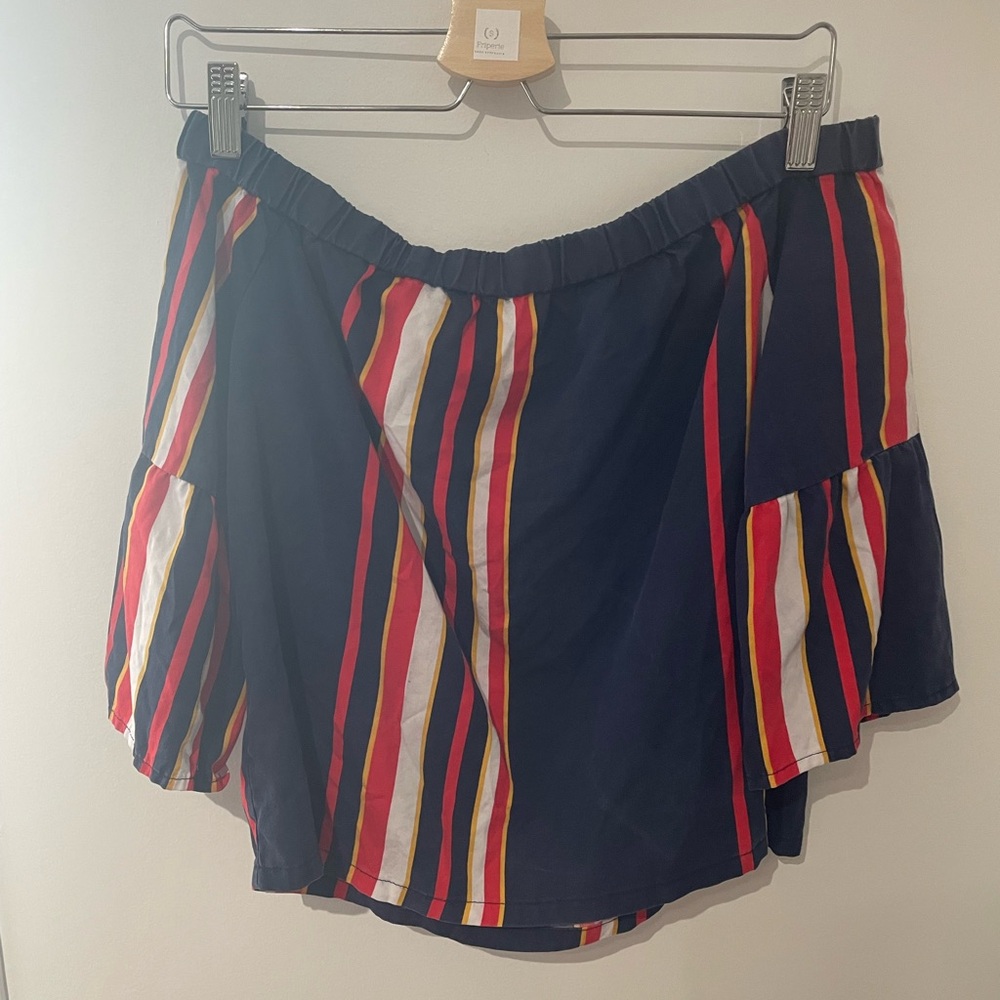 Striped Navy Skirt